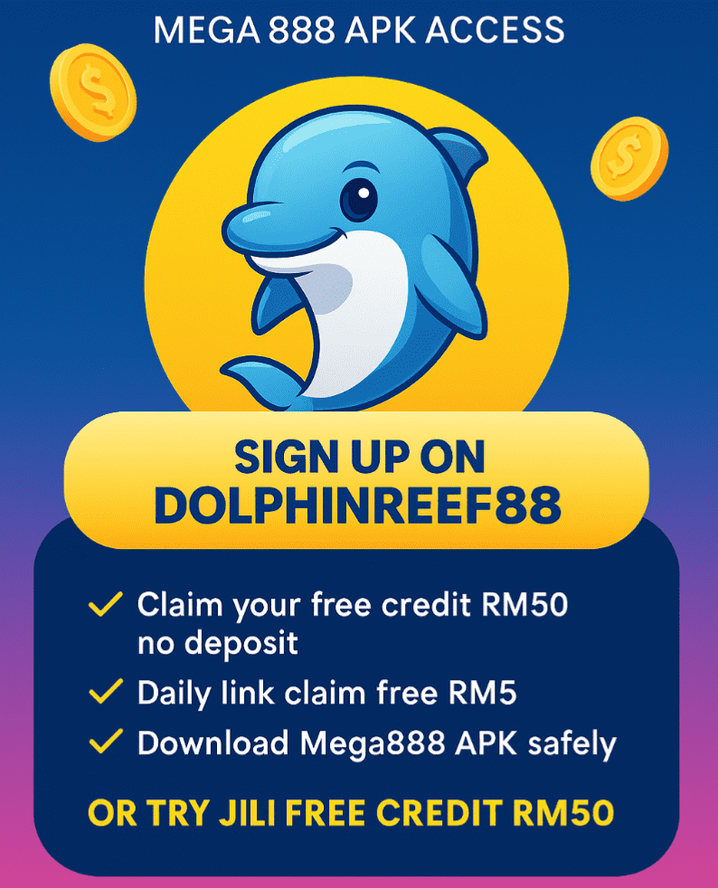 What you can get from Dolphinreef88 after Register Dapat Free Credit