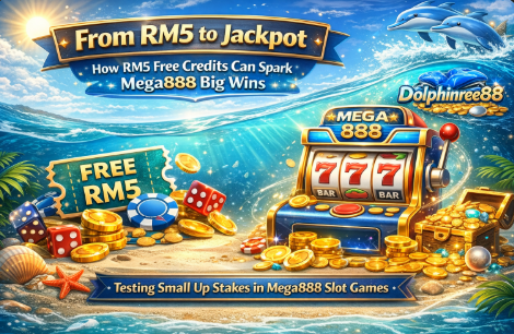 How to win Jackpot with Free Credit RM5 with Mega888 slot games