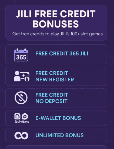 JILI Free Credit bonus type